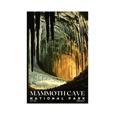 Mammoth Cave National Park Poster, Travel Art, Office Poster, Home Decor | S3 - image1